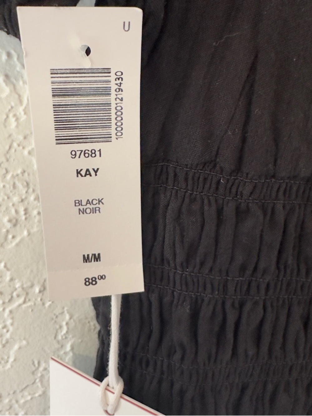 NWT Aritzia Sunday Best Black Kay Puff Sleeve Mini Dress - Picture 4 of 6